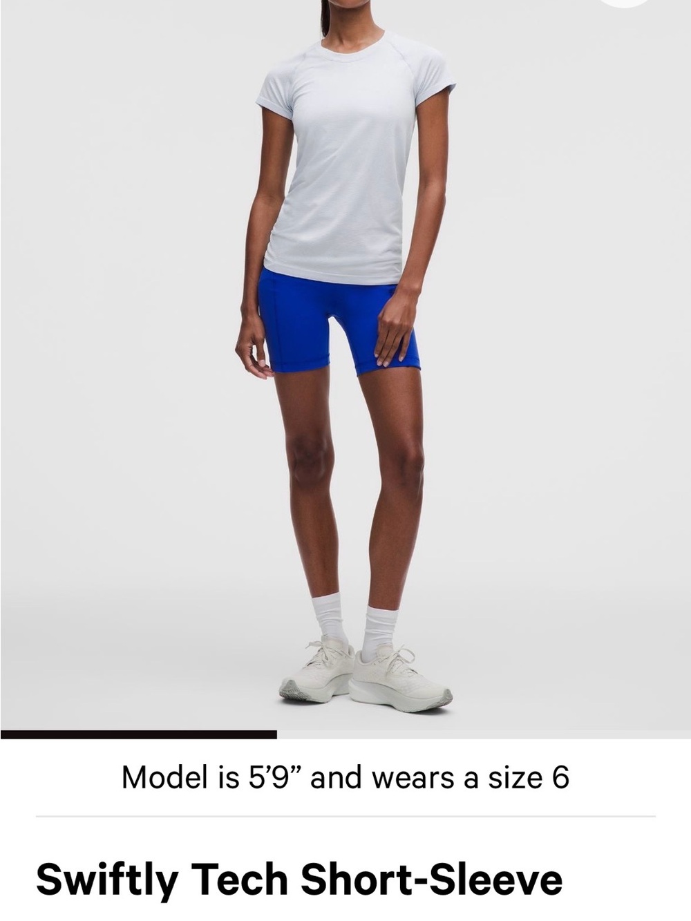 lululemon athletica Swiftly Tech Short-Sleeve Tee in white